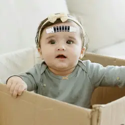Parches termómetro adhesivos con cambio de color para fiebre