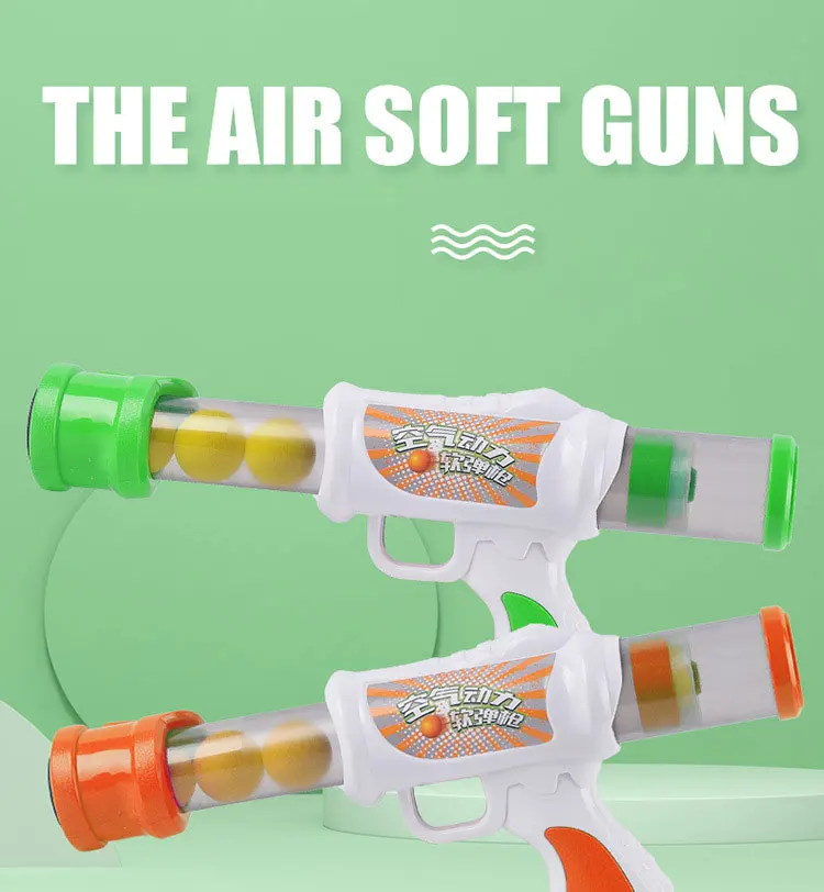 Pistola de juguete AirSoft infantil con dardos