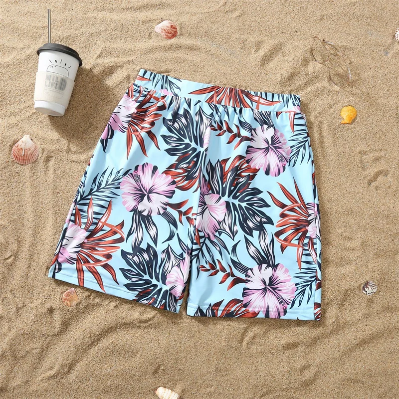 Ropa de baño familiar estampada para bebé, niño y niña verano - imagen 2