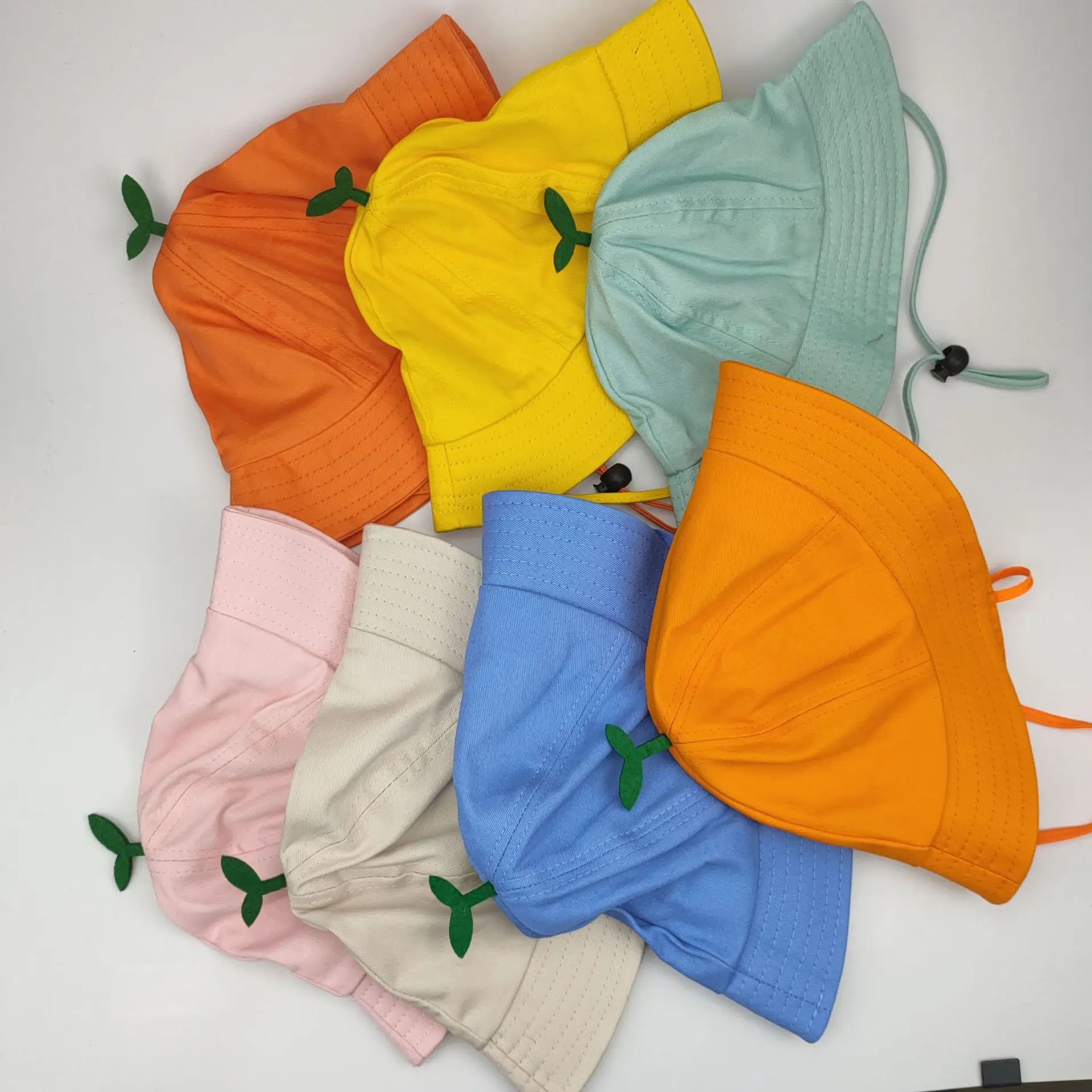 Gorro de pescador bebé con lazo, gorra sol para playa - imagen 4