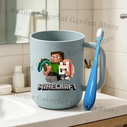 Vaso enjuague bucal infantil de vidrio con dibujos de videojuegos
