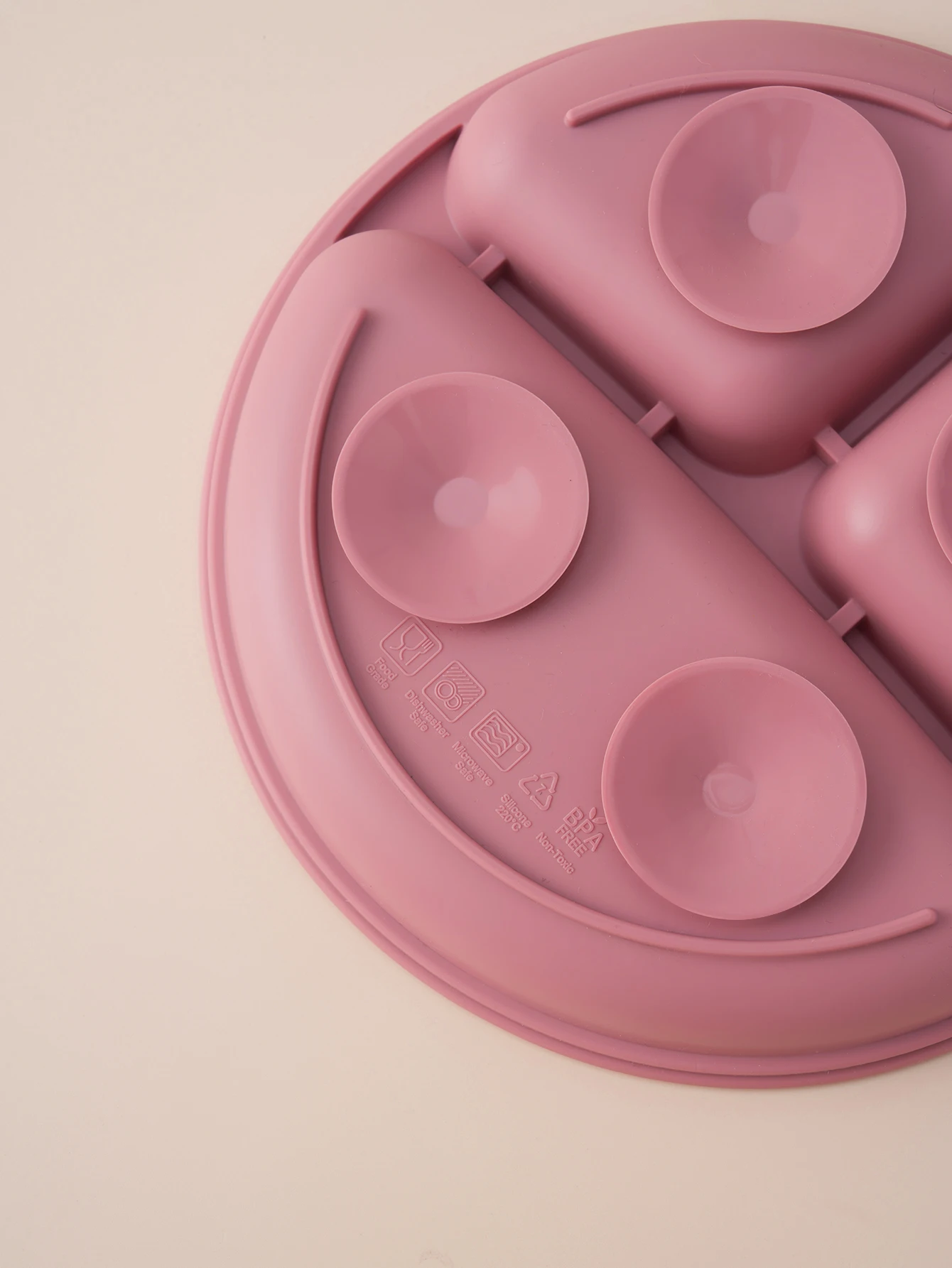 Vajilla de aprendizaje para bebé sin BPA en silicona con ventosas - imagen 3