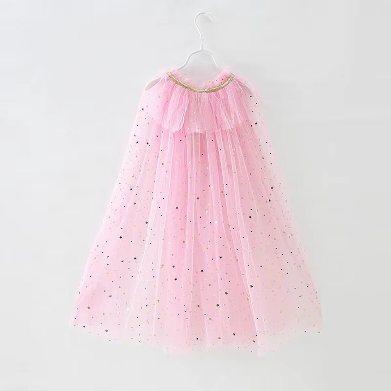 Capa disfraz princesa Frozen para niña con lentejuelas - imagen 3