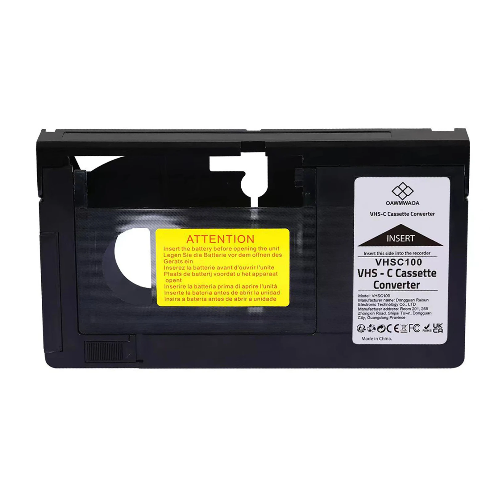 Adaptador VHS a VHSC para videocámaras con caja convertidora - imagen 5