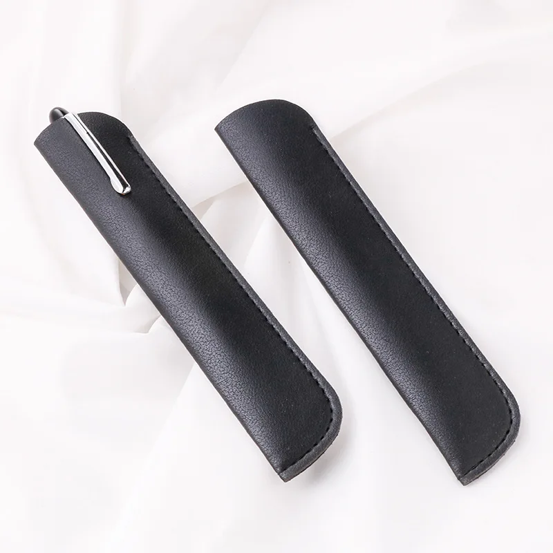 Funda de cuero PU para bolígrafo – Estuche de bolsillo estilo retro