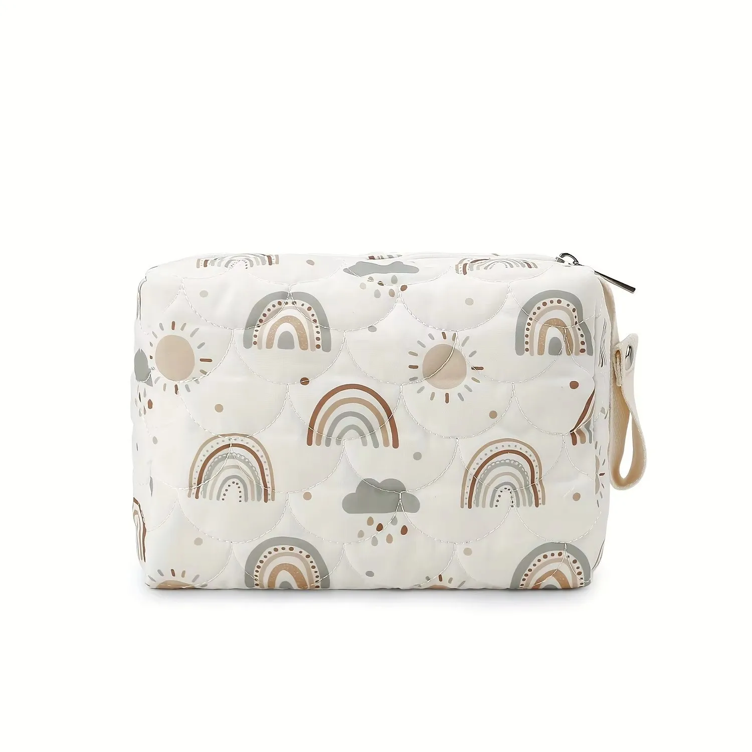 Bolsa de pañales arcoíris con bolsillo húmedo/seco para cochecito - imagen 4
