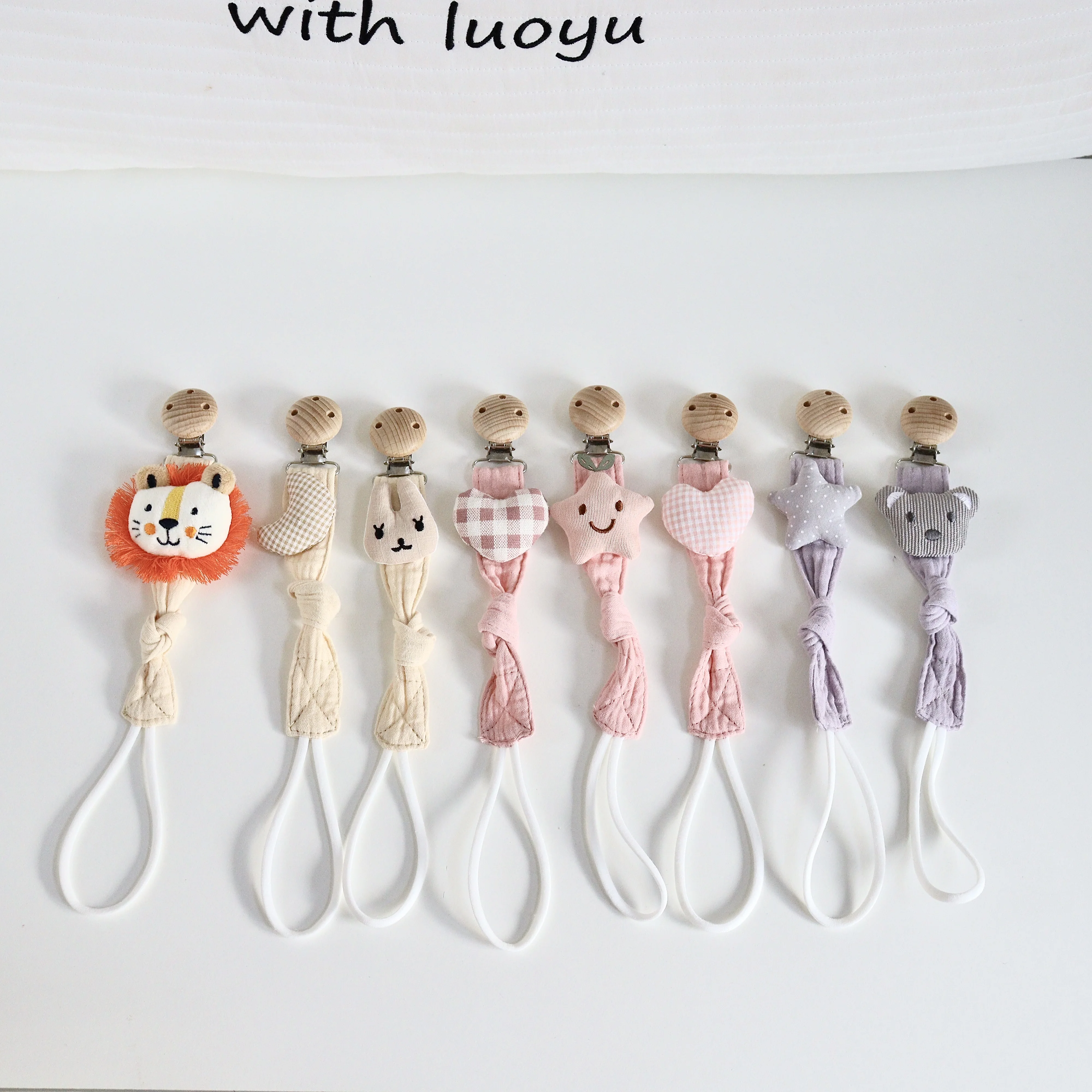 Clip para chupete con cadena infantil - imagen 2