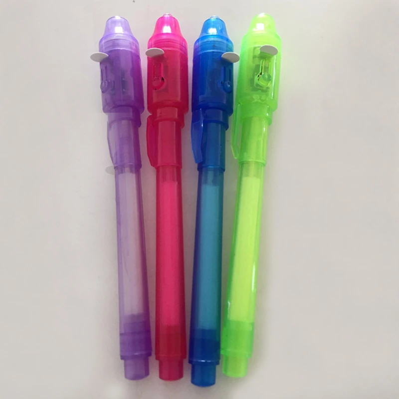 Bolígrafo de tinta invisible con luz UV para dibujar mensajes secretos - imagen 4