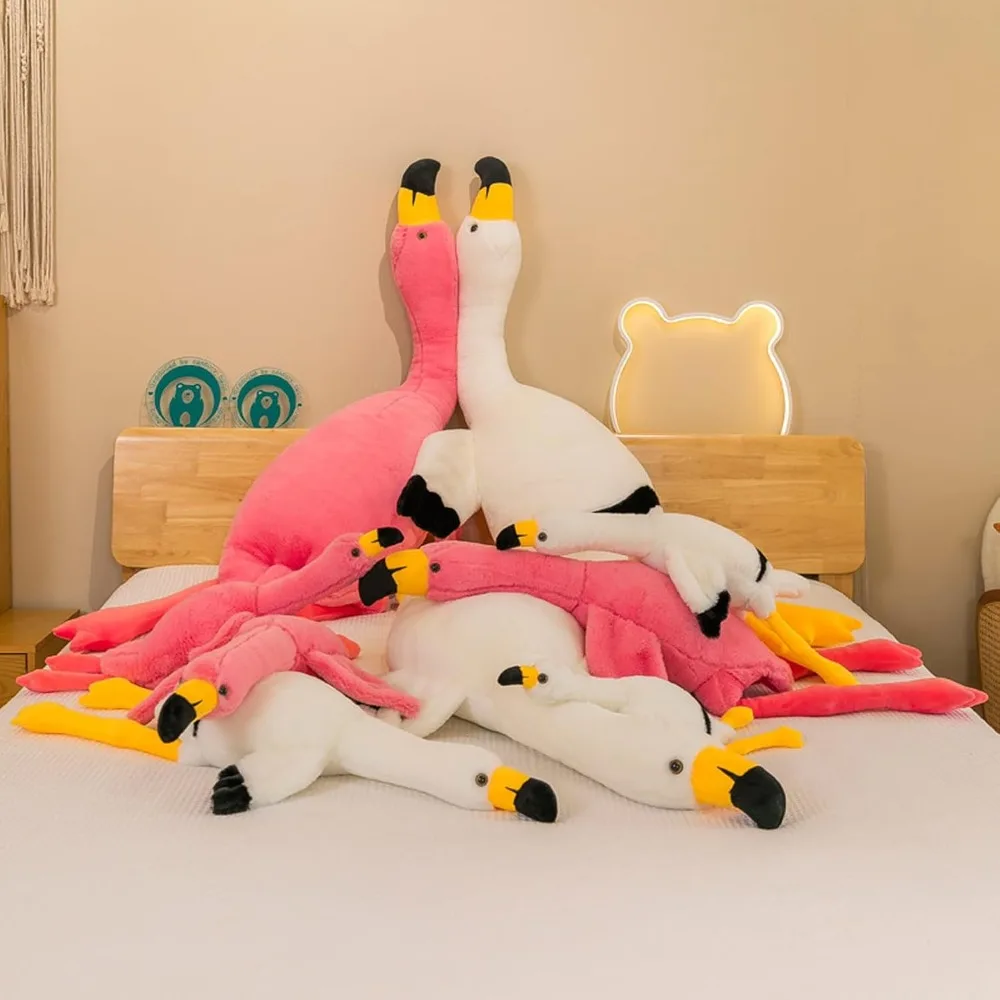 Peluche flamenco almohada para dormir y decorar habitación - imagen 2