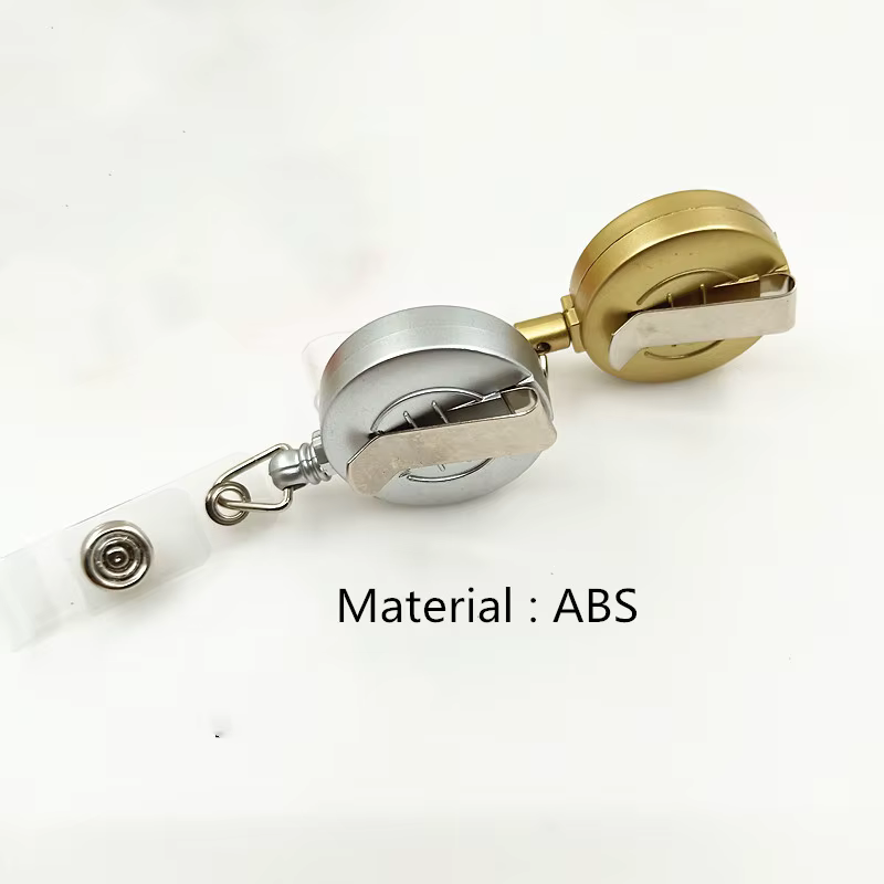 Tarjetero retráctil de aluminio para identificación escolar - imagen 4