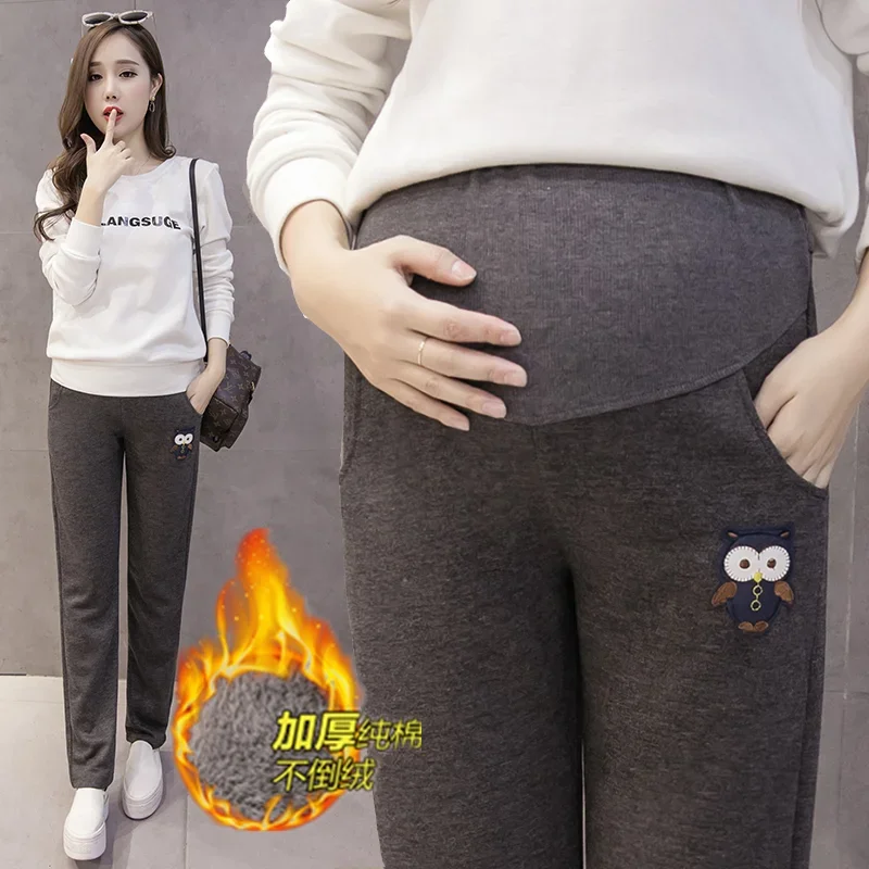 Leggings premamá de algodón con cintura alta - imagen 2