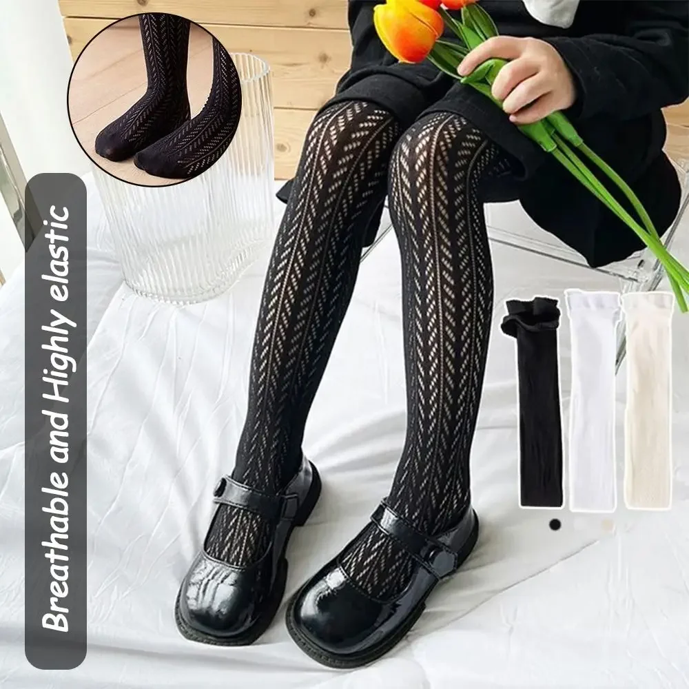 Medias finas de algodón transpirables para niñas de verano - imagen 4