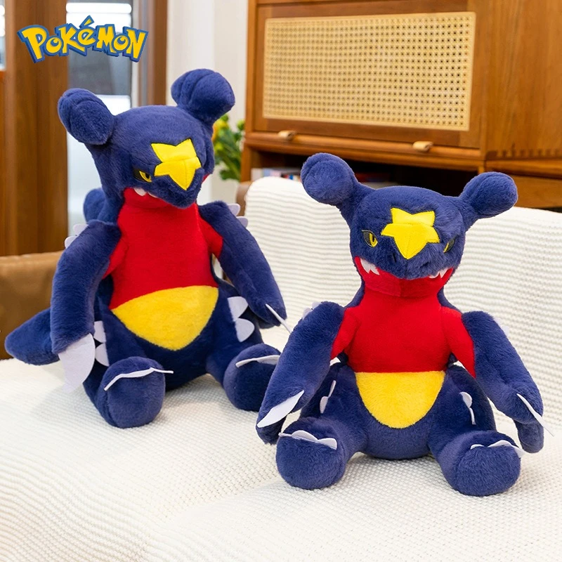 Peluche Pokémon Garchomp suave y cómodo tipo cojín para niños - imagen 5