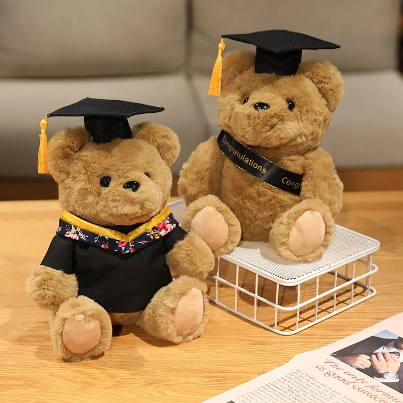 Peluche Dr.Bear de graduación: gorro médico tierno - imagen 3