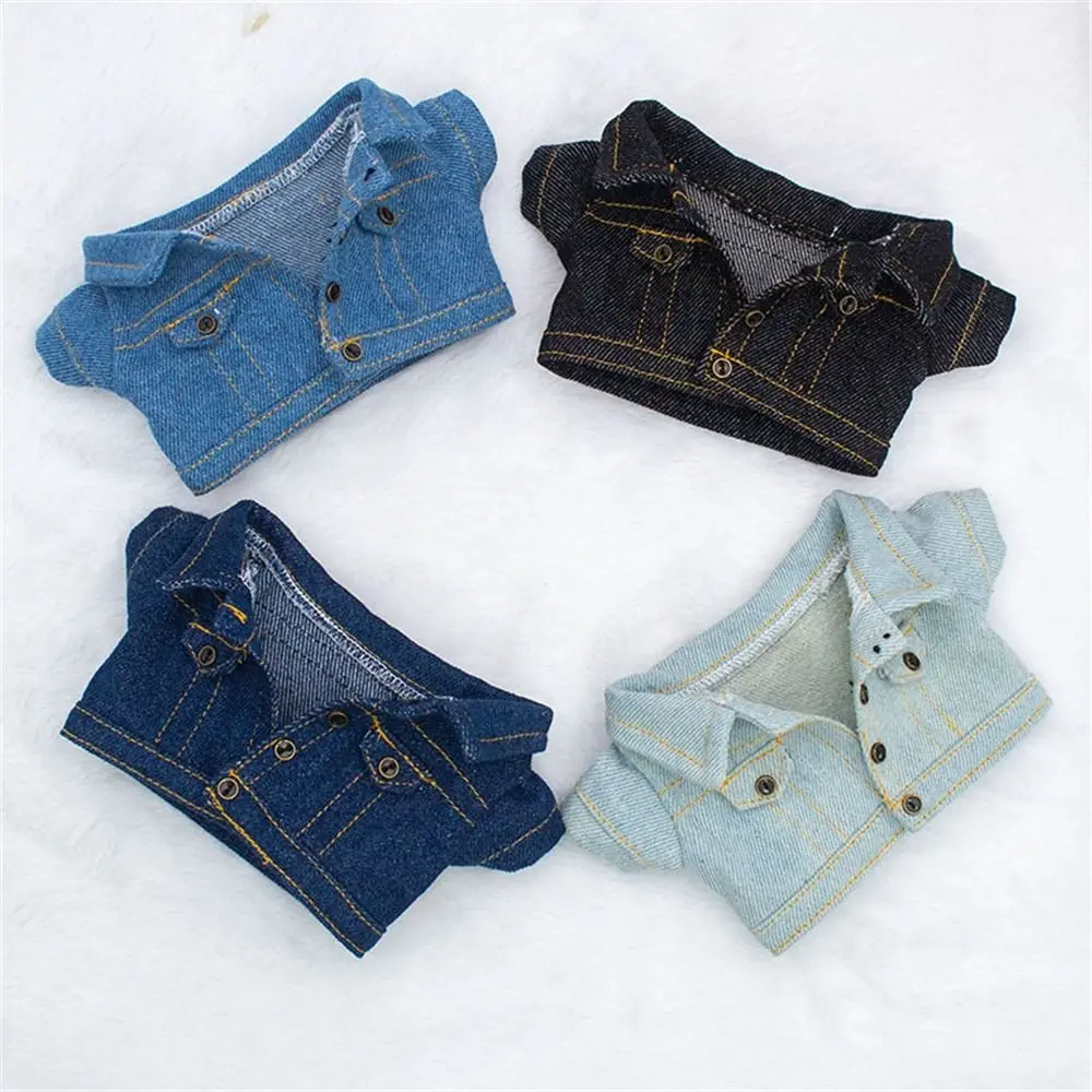 Conjunto ropa muñeca: tops, chaqueta vaquera y pantalones - imagen 2