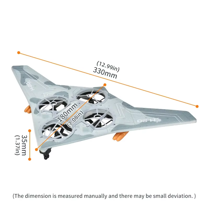 Avión teledirigido bombardero B2 de espuma para niños