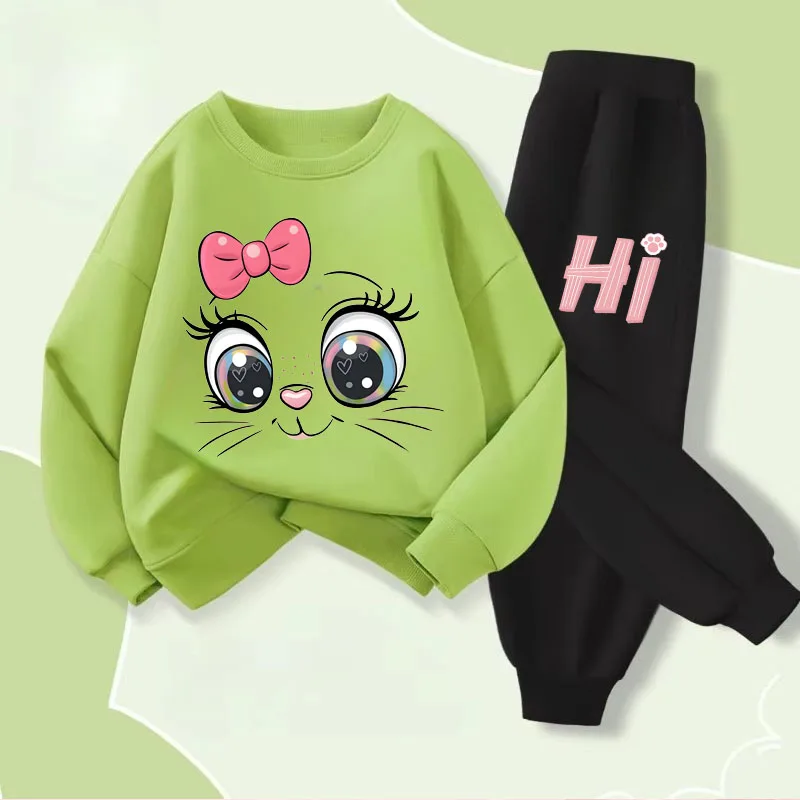 Conjunto deportivo para niña – Jersey, sudadera y panta de algodón confort - imagen 2