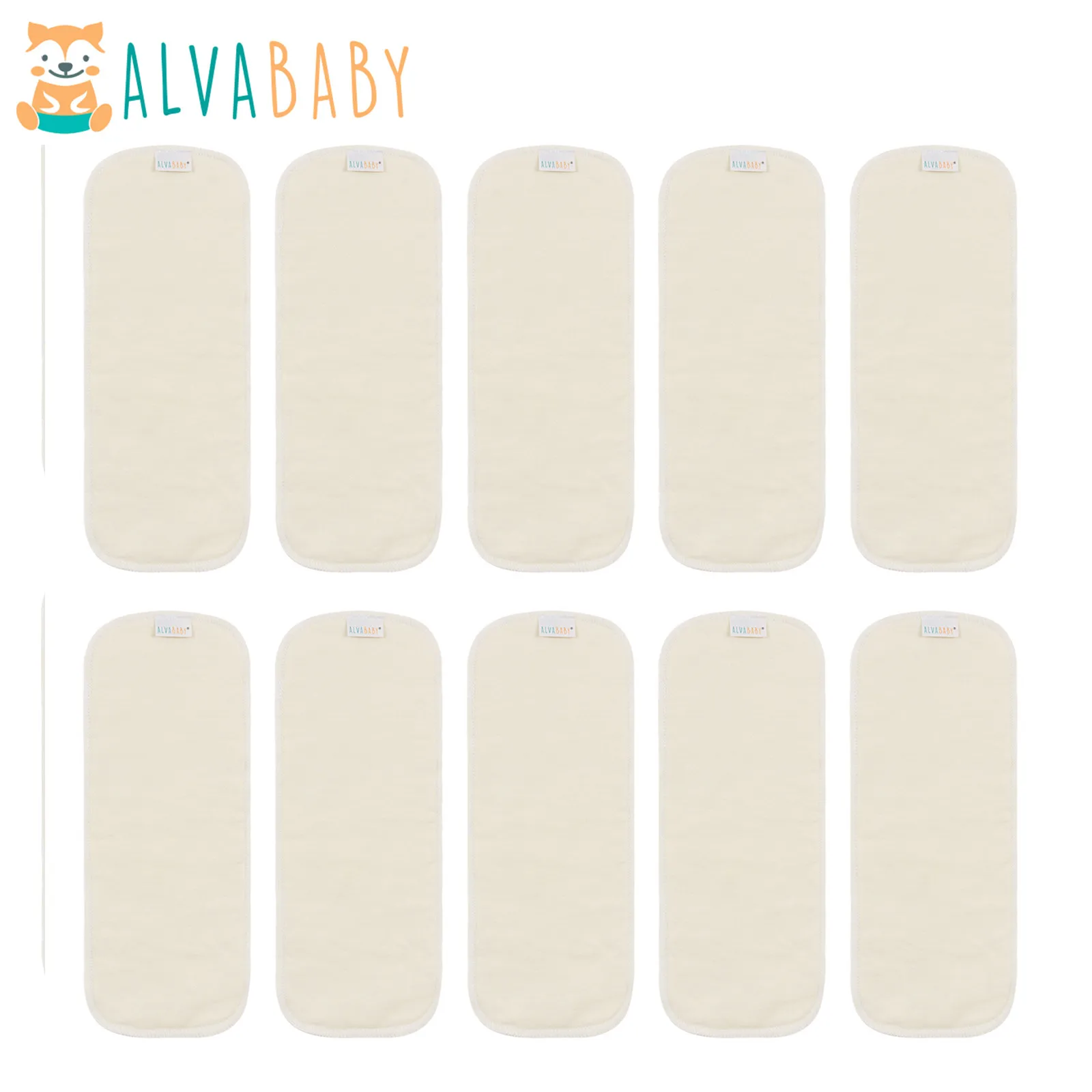 Inserto de cáñamo AlvaBaby para pañal de tela reutilizable - imagen 4