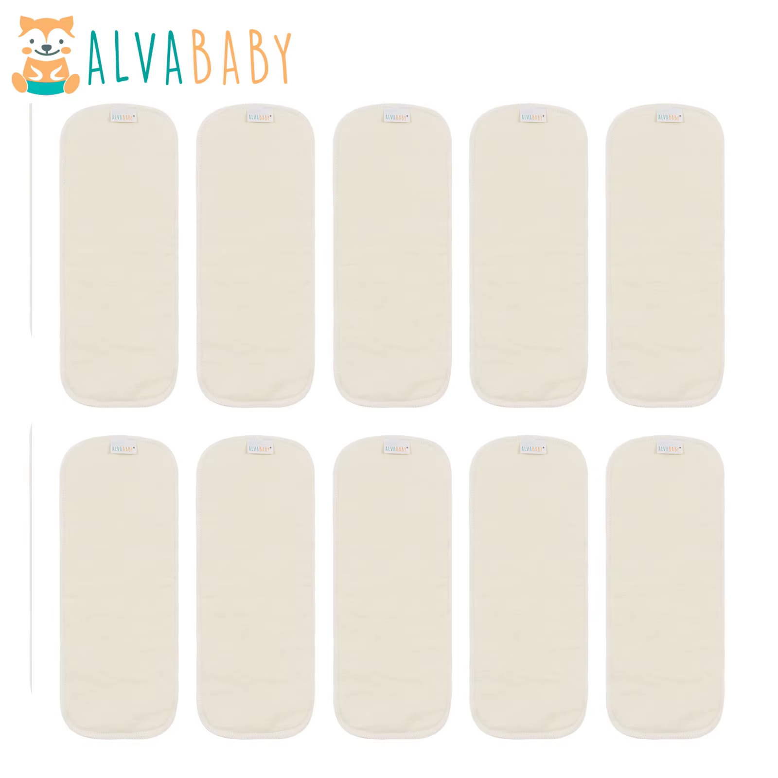 Inserto de cáñamo AlvaBaby para pañal de tela reutilizable - imagen 4