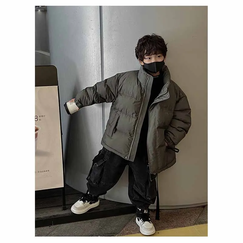 Parka para invierno con estética informal