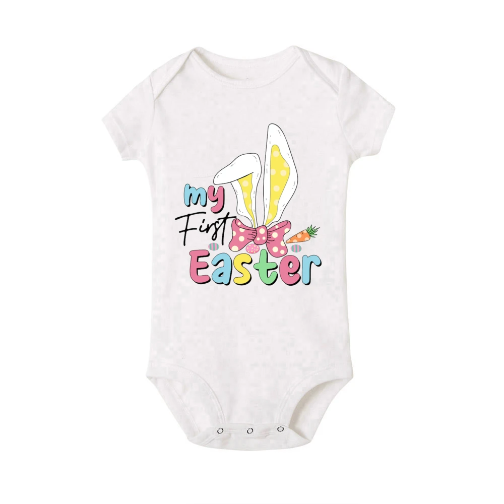 Mameluco de Pascua para bebé con estampado de conejito - imagen 3