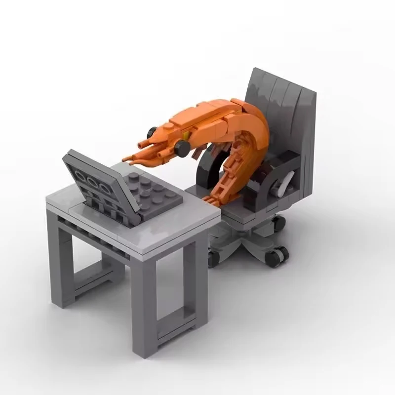 Bloques de construcción MOC de animales: camarones y gatos DIY - imagen 5
