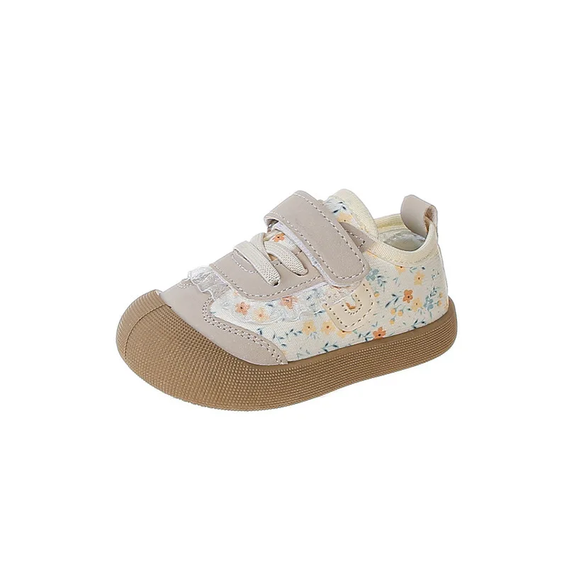 Zapatillas deportivas casuales antideslizantes de lona para niños - imagen 4