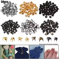 Hebillas de metal para zapatos de muñeca – mini estrella y corazón