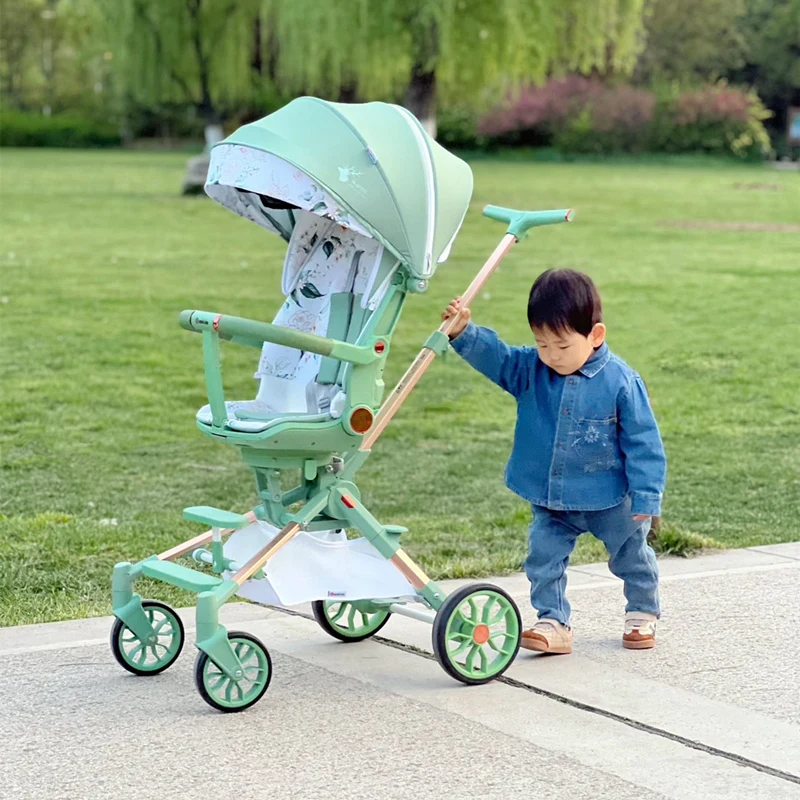 Cochecito bebé reclinable y orientable – Sistema de viaje compacto - imagen 3