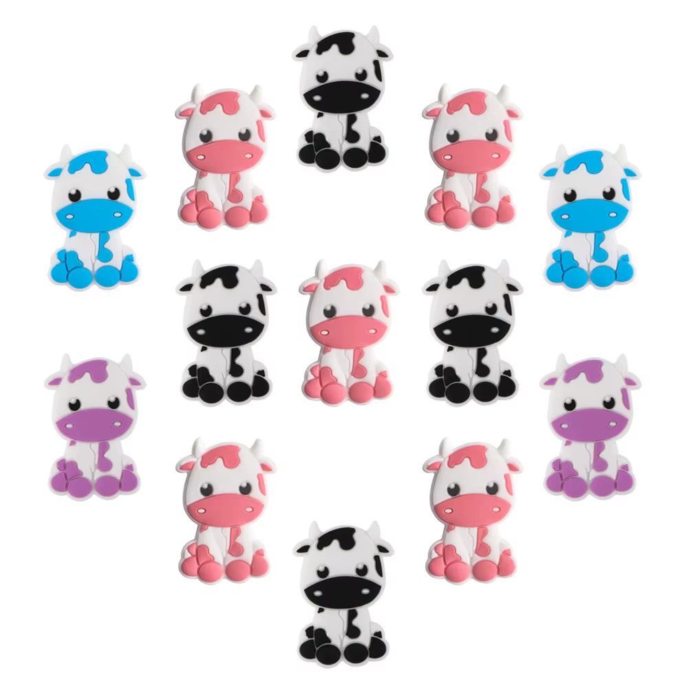 Cuentas de animales en silicona para pulseras infantiles - imagen 2