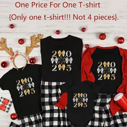 Conjunto de camisetas familiares coordinadas para padre e hijo