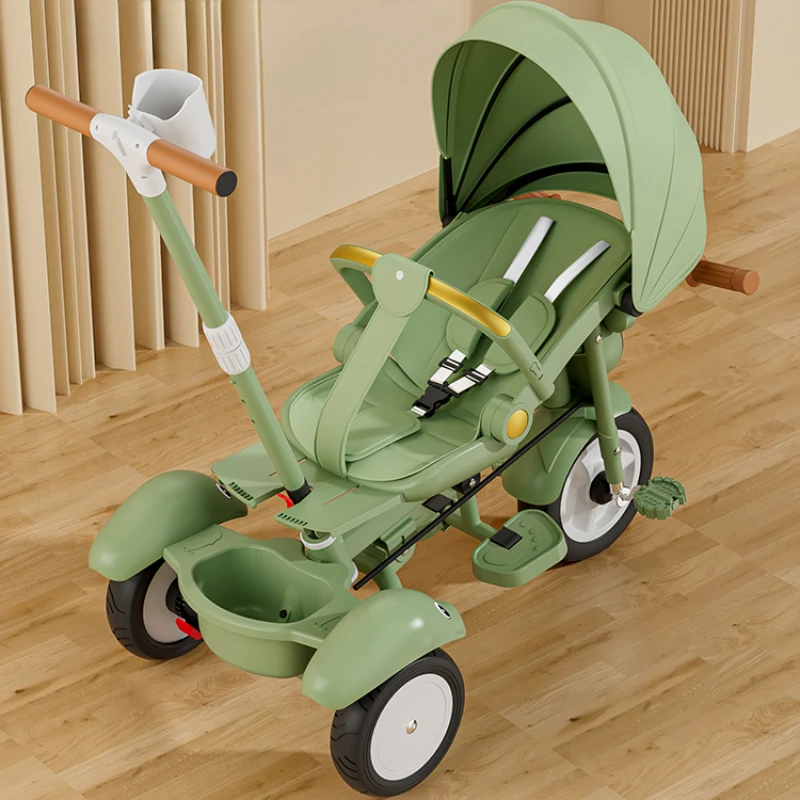 Triciclo infantil 4 en 1 plegable reclinable para niños - imagen 2