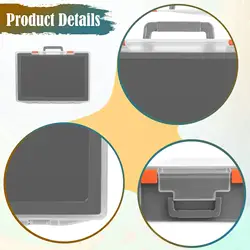 Caja de almacenamiento y vitrina protectora para figuras miniatura
