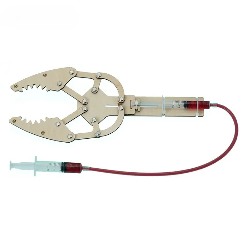 Kit de brazo mecánico hidráulico de ciencias para montar y aprender - imagen 4
