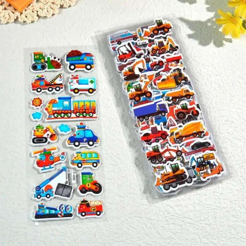 Pegatinas 3D para niños – vehículos y recompensas en guardería - imagen 2