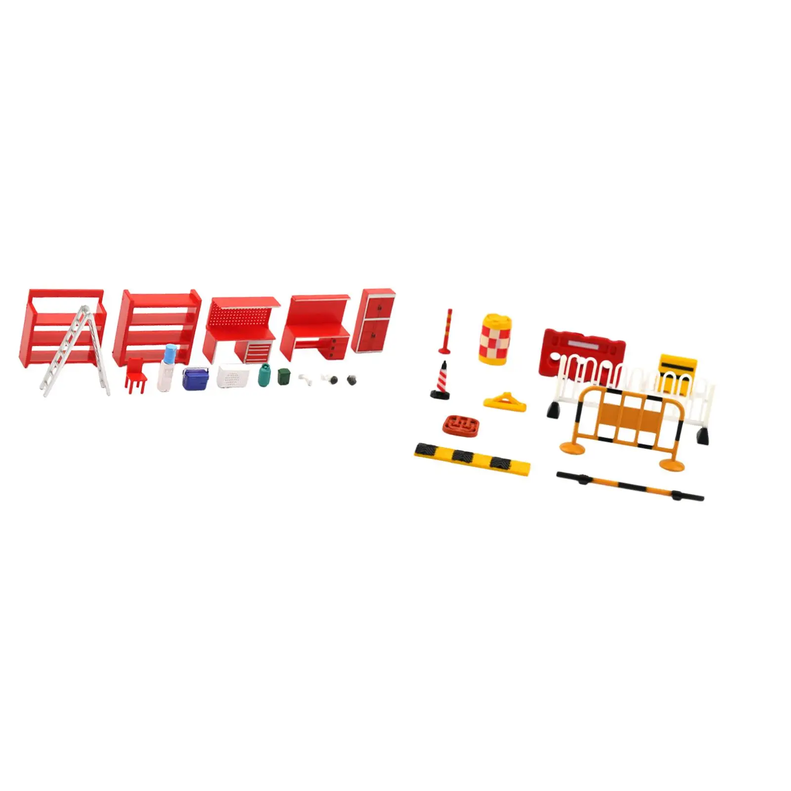 Juego de accesorios para diorama en miniatura pintados a mano - imagen 2