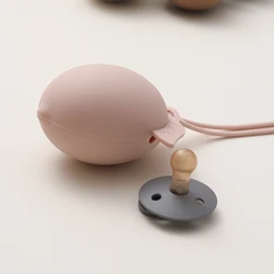 Portachupetes de silicona para bebé – 2 uds. – Práctico y duradero