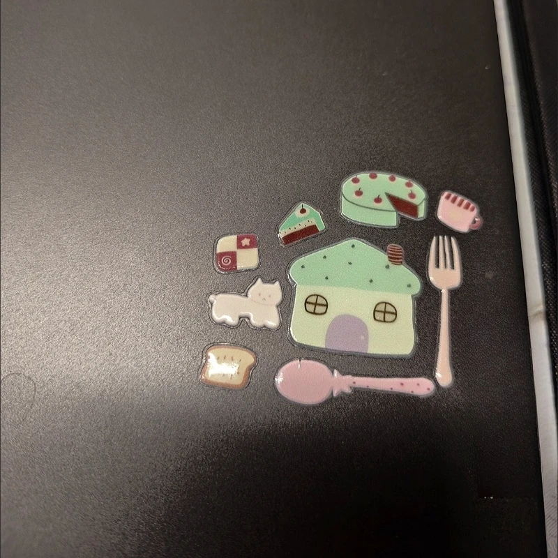Carcasa para teléfono móvil con pegatinas decorativas estilo coreano