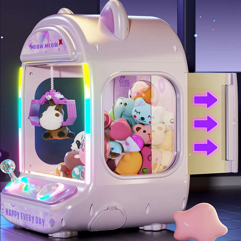 Máquina de garras para atrapar muñecas con monedas infantil