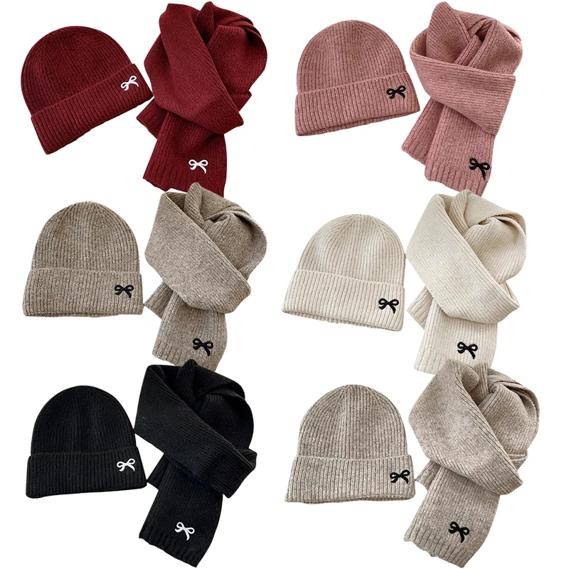 Gorro de invierno de punto para niños – cálido y bordado - imagen 3