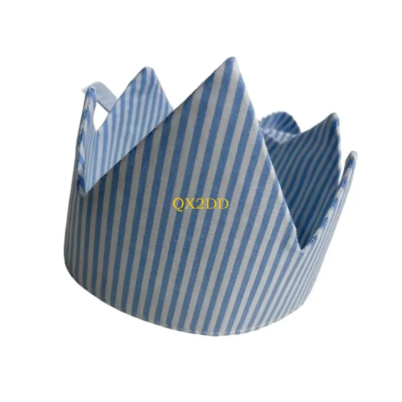 Diadema de corona de algodón para bebé recién nacido QX2D - imagen 5