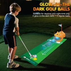 Set de golf infantil Tiger con retornador automático y LED