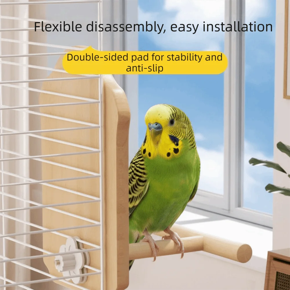 Juguete espejo para loros resistente a mordeduras y duradero - imagen 2