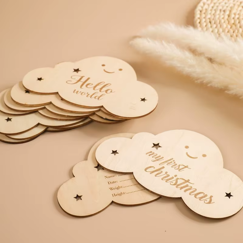 Tarjetas de hitos como regalo para recién nacidos