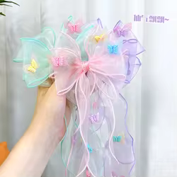 Horquilla lazo mariposa para niña – Estilo princesa