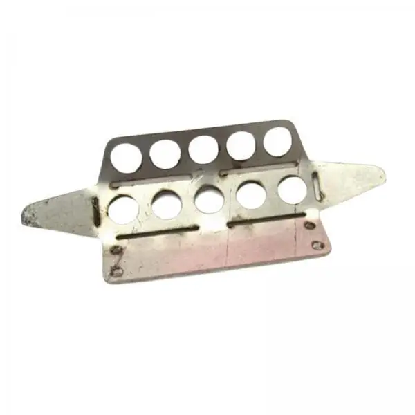 Protector de placa en acero inoxidable para chasis crawler 1:12