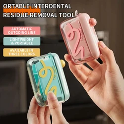 Hilo dental portátil emergente automático ultrafino
