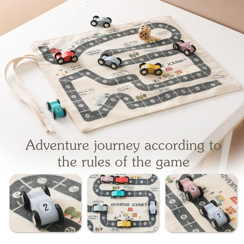 Alfombra educativa con mapa de carreteras para niños