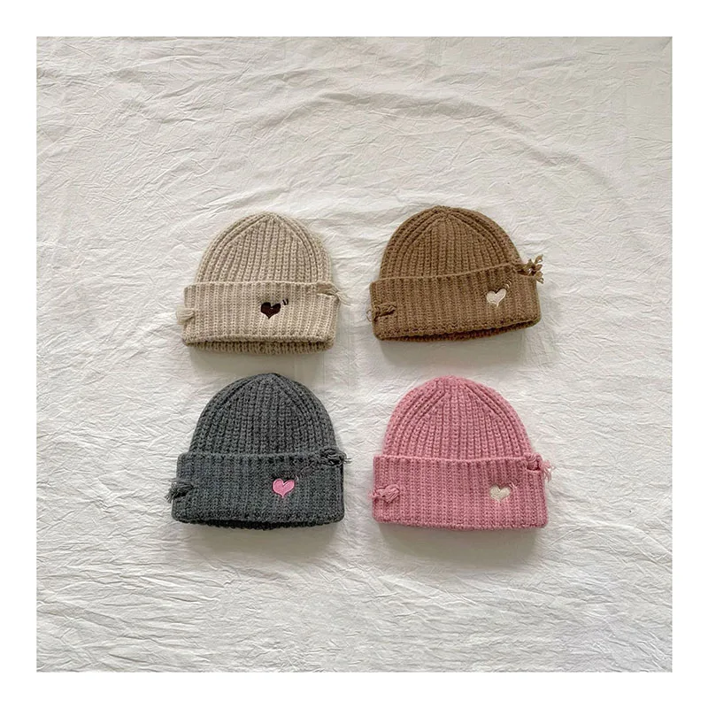 MILANCEL gorro de invierno tejido cálido para niños – amor - imagen 4