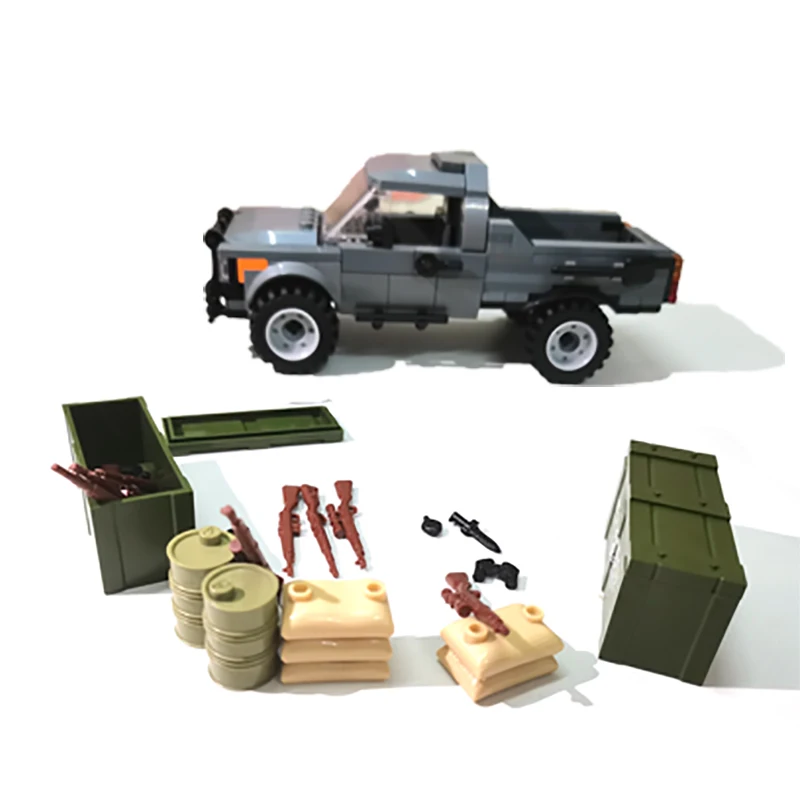 Camioneta todoterreno de bloques para niños – Juguete DIY - imagen 4